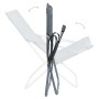 Klappbare Strandkörbe 2 Einheiten aus grauem Stoff von vidaXL, Gartenstühle - Ref: Foro24-47905, Preis: 101,31 €, Rabatt: %