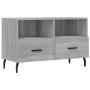 Sonoma grauer TV-Schrank aus Holzwerkstoff, 80 x 36 x 50 cm von vidaXL, TV-Möbel - Ref: Foro24-828994, Preis: 50,65 €, Rabatt: %