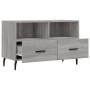 Sonoma grauer TV-Schrank aus Holzwerkstoff, 80 x 36 x 50 cm von vidaXL, TV-Möbel - Ref: Foro24-828994, Preis: 50,65 €, Rabatt: %