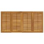 Conjunto de Comedor de Jardín 5 pcs Negro y marrón