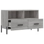 Sonoma grauer TV-Schrank aus Holzwerkstoff, 80 x 36 x 50 cm von vidaXL, TV-Möbel - Ref: Foro24-828986, Preis: 54,21 €, Rabatt: %