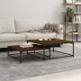 Stackable coffee tables 2 pieces engineered wood brown oak by vidaXL, Coffee table - Ref: Foro24-832822, Price: 75,77 €, Disc...