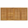 Conjunto de Comedor de Jardín 7 pcs Negro y marrón