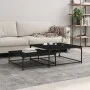 Stackable coffee tables 2 pieces black engineered wood by vidaXL, Coffee table - Ref: Foro24-832818, Price: 67,32 €, Discount: %
