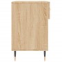 Banco zapatero madera de ingeniería roble Sonoma 102x35x55 cm