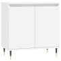 Weißer Badezimmerschrank aus Holzwerkstoff, 58 x 33 x 60 cm von vidaXL, Badezimmerwaschtische - Ref: Foro24-831572, Preis: 43...