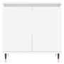 Weißer Badezimmerschrank aus Holzwerkstoff, 58 x 33 x 60 cm von vidaXL, Badezimmerwaschtische - Ref: Foro24-831572, Preis: 43...