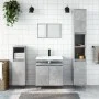 Armario de baño madera de ingeniería gris hormigón 58x33x60 cm de vidaXL, Tocadores de baño - Ref: Foro24-831584, Precio: 47,...