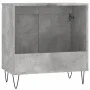 Armario de baño madera de ingeniería gris hormigón 58x33x60 cm de vidaXL, Tocadores de baño - Ref: Foro24-831584, Precio: 47,...