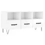 Hochglanzweißer TV-Schrank aus Sperrholz, 102 x 36 x 50 cm von vidaXL, TV-Möbel - Ref: Foro24-829030, Preis: 58,78 €, Rabatt: %