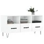 Hochglanzweißer TV-Schrank aus Sperrholz, 102 x 36 x 50 cm von vidaXL, TV-Möbel - Ref: Foro24-829030, Preis: 58,78 €, Rabatt: %