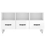 Hochglanzweißer TV-Schrank aus Sperrholz, 102 x 36 x 50 cm von vidaXL, TV-Möbel - Ref: Foro24-829030, Preis: 58,78 €, Rabatt: %