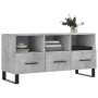 Betongrauer TV-Schrank aus Holzwerkstoff, 102 x 36 x 50 cm von vidaXL, TV-Möbel - Ref: Foro24-829064, Preis: 82,80 €, Rabatt: %