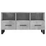Betongrauer TV-Schrank aus Holzwerkstoff, 102 x 36 x 50 cm von vidaXL, TV-Möbel - Ref: Foro24-829064, Preis: 81,78 €, Rabatt: %