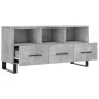 Betongrauer TV-Schrank aus Holzwerkstoff, 102 x 36 x 50 cm von vidaXL, TV-Möbel - Ref: Foro24-829064, Preis: 81,78 €, Rabatt: %