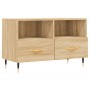 TV-Schrank aus geräuchertem Eichensperrholz, 80 x 36 x 50 cm von vidaXL, TV-Möbel - Ref: Foro24-828951, Preis: 52,25 €, Rabat...