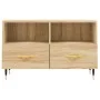 Mueble para TV madera contrachapada roble ahumado 80x36x50 cm de vidaXL, Muebles TV - Ref: Foro24-828951, Precio: 51,74 €, De...