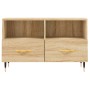 TV-Schrank aus geräuchertem Eichensperrholz, 80 x 36 x 50 cm von vidaXL, TV-Möbel - Ref: Foro24-828951, Preis: 52,25 €, Rabat...