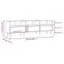Mueble de TV madera contrachapada roble marrón 150x30x44,5 cm de vidaXL, Muebles TV - Ref: Foro24-831283, Precio: 96,52 €, De...