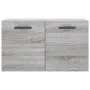 Engineered wood Sonoma gray wall cabinet 60x36.5x35 cm by vidaXL, Lockers and storage cabinets - Ref: Foro24-830034, Price: 4...