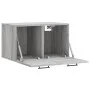 Engineered wood Sonoma gray wall cabinet 60x36.5x35 cm by vidaXL, Lockers and storage cabinets - Ref: Foro24-830034, Price: 4...
