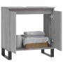 Armario de baño madera de ingeniería gris Sonoma 58x33x60 cm de vidaXL, Muebles de baño - Ref: Foro24-831594, Precio: 44,46 €
