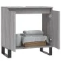 Armario de baño madera de ingeniería gris Sonoma 58x33x60 cm de vidaXL, Muebles de baño - Ref: Foro24-831594, Precio: 43,95 €...