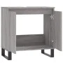 Armario de baño madera de ingeniería gris Sonoma 58x33x60 cm de vidaXL, Muebles de baño - Ref: Foro24-831594, Precio: 43,95 €...