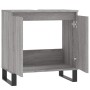 Armario de baño madera de ingeniería gris Sonoma 58x33x60 cm de vidaXL, Muebles de baño - Ref: Foro24-831594, Precio: 44,52 €...