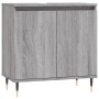 Sonoma gray engineered wood bathroom cabinet 58x33x60 cm by vidaXL, bathroom vanities - Ref: Foro24-831578, Price: 44,32 €, D...