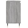 Sonoma gray engineered wood bathroom cabinet 58x33x60 cm by vidaXL, bathroom vanities - Ref: Foro24-831578, Price: 44,32 €, D...