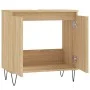 Armario de baño madera de ingeniería roble Sonoma 58x33x60 cm de vidaXL, Tocadores de baño - Ref: Foro24-831583, Precio: 56,4...