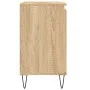 Armario de baño madera de ingeniería roble Sonoma 58x33x60 cm de vidaXL, Tocadores de baño - Ref: Foro24-831583, Precio: 56,4...