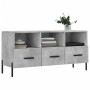 Betongrauer TV-Schrank aus Holzwerkstoff, 102 x 36 x 50 cm von vidaXL, TV-Möbel - Ref: Foro24-829048, Preis: 63,59 €, Rabatt: %
