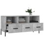 Betongrauer TV-Schrank aus Holzwerkstoff, 102 x 36 x 50 cm von vidaXL, TV-Möbel - Ref: Foro24-829048, Preis: 63,59 €, Rabatt: %