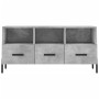 Betongrauer TV-Schrank aus Holzwerkstoff, 102 x 36 x 50 cm von vidaXL, TV-Möbel - Ref: Foro24-829048, Preis: 63,59 €, Rabatt: %