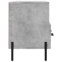 Betongrauer TV-Schrank aus Holzwerkstoff, 102 x 36 x 50 cm von vidaXL, TV-Möbel - Ref: Foro24-829048, Preis: 63,59 €, Rabatt: %