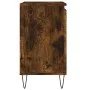 Armario de baño madera de ingeniería roble ahumado 58x33x60 cm de vidaXL, Tocadores de baño - Ref: Foro24-831585, Precio: 41,...