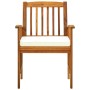 Garden dining chairs 2 units with solid acacia wood cushions by vidaXL, Garden chairs - Ref: Foro24-312128, Price: 179,39 €, ...