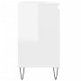 Armario de baño madera de ingeniería blanco brillo 58x33x60 cm de vidaXL, Tocadores de baño - Ref: Foro24-831582, Precio: 48,...