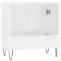 Armario de baño madera de ingeniería blanco brillo 58x33x60 cm de vidaXL, Tocadores de baño - Ref: Foro24-831582, Precio: 49,...