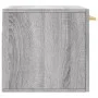 Sonoma gray engineered wood wall cabinet 60x36.5x35 cm by vidaXL, Lockers and storage cabinets - Ref: Foro24-830010, Price: 4...