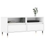 Weißer TV-Schrank aus Sperrholz, 100 x 34,5 x 44,5 cm von vidaXL, TV-Möbel - Ref: Foro24-831228, Preis: 75,92 €, Rabatt: %