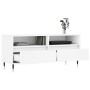 Weißer TV-Schrank aus Sperrholz, 100 x 34,5 x 44,5 cm von vidaXL, TV-Möbel - Ref: Foro24-831228, Preis: 75,92 €, Rabatt: %