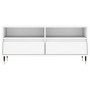 Weißer TV-Schrank aus Sperrholz, 100 x 34,5 x 44,5 cm von vidaXL, TV-Möbel - Ref: Foro24-831228, Preis: 75,92 €, Rabatt: %