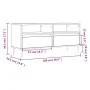 Mueble para TV madera contrachapada blanco 100x34,5x44,5 cm de vidaXL, Muebles TV - Ref: Foro24-831228, Precio: 74,98 €, Desc...