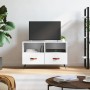 Weißer TV-Schrank aus Sperrholz, 80 x 36 x 50 cm von vidaXL, TV-Möbel - Ref: Foro24-828940, Preis: 46,84 €, Rabatt: %