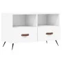 Weißer TV-Schrank aus Sperrholz, 80 x 36 x 50 cm von vidaXL, TV-Möbel - Ref: Foro24-828940, Preis: 46,43 €, Rabatt: %
