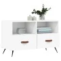 Weißer TV-Schrank aus Sperrholz, 80 x 36 x 50 cm von vidaXL, TV-Möbel - Ref: Foro24-828940, Preis: 46,43 €, Rabatt: %