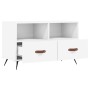 Weißer TV-Schrank aus Sperrholz, 80 x 36 x 50 cm von vidaXL, TV-Möbel - Ref: Foro24-828940, Preis: 46,84 €, Rabatt: %